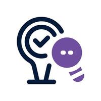 searching dual tone icon. Sleek and modern icon for websites and mobile apps. vector