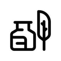 ink line icon. Clean and minimalist icon for websites and mobile apps. vector