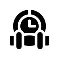 workout glyph icon. Strong and solid icon for websites and mobile apps. vector