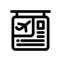 departure line icon. Clean and minimalist icon for websites and mobile apps. vector