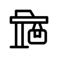 crane line icon. Clean and minimalist icon for websites and mobile apps. vector