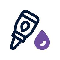 glue dual tone icon. Sleek and modern icon for websites and mobile apps. vector