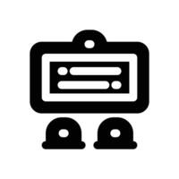classroom glyph icon. Strong and solid icon for websites, mobile interfaces, presentations, and visual branding. High quality and easy to edit. vector