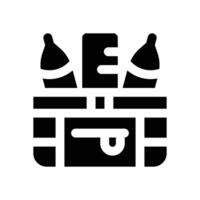 pencil case glyph icon. Strong and solid icon for websites, mobile interfaces, presentations, and visual branding. High quality and easy to edit. vector