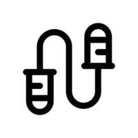 skipping rope line icon. Clean and minimalist icon for websites and mobile apps. vector