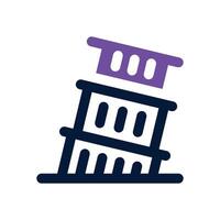 monument duotone icon. Sleek and modern icon for websites, mobile apps, marketing materials, and corporate design. Fully scalable and ready to use. vector