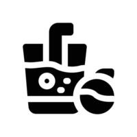 juice glyph icon. Strong and solid icon for websites and mobile apps. vector