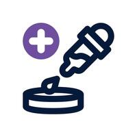 eyedropper dual tone icon. Sleek and modern icon for websites and mobile apps. vector