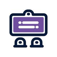 classroom duotone icon. Sleek and modern icon for websites, mobile apps, marketing materials, and corporate design. Fully scalable and ready to use. vector