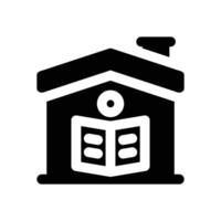 home education glyph icon. Strong and solid icon for websites and mobile apps. vector