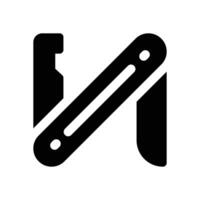 utility knife line icon. Clean and minimalist icon for websites and mobile apps. vector
