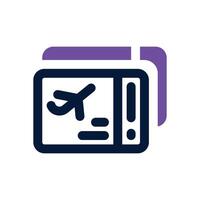 ticket duotone icon. Sleek and modern icon for websites, mobile apps, marketing materials, and corporate design. Fully scalable and ready to use. vector