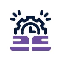 productivity duotone icon. Sleek and modern icon for websites, mobile apps, marketing materials, and corporate design. Fully scalable and ready to use. vector