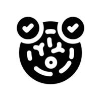 probiotic glyph icon. Strong and solid icon for websites and mobile apps. vector