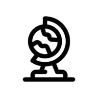 globe line icon. Clean and minimalist icon for websites and mobile apps. vector