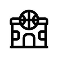 sport facility line icon. Clean and minimalist icon for websites, mobile apps, presentations, and logos. Fully scalable and customizable for any project. vector