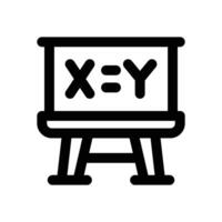 equation line icon. Clean and minimalist icon for websites and mobile apps. vector