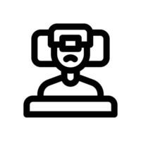 fever line icon. Clean and minimalist icon for websites and mobile apps. vector