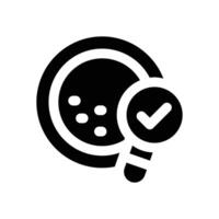 cell glyph icon. Strong and solid icon for websites and mobile apps. vector