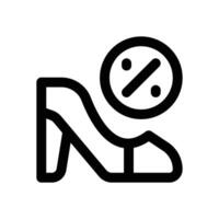 high hills line icon. Clean and minimalist icon for websites and mobile apps. vector