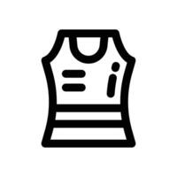 singlet line icon. Clean and minimalist icon for websites and mobile apps. vector