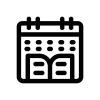 semester line icon. Clean and minimalist icon for websites and mobile apps. vector
