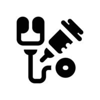 medical tool glyph icon. Strong and solid icon for websites and mobile apps. vector