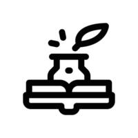 literature line icon. Clean and minimalist icon for websites and mobile apps. vector