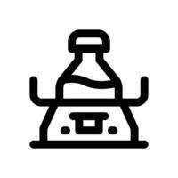 orbital shaker line icon. Clean and minimalist icon for websites and mobile apps. vector