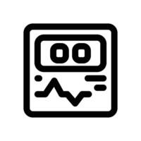 digital tracker line icon. Clean and minimalist icon for websites and mobile apps. vector