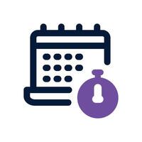 activity tracker dual tone icon. Sleek and modern icon for websites and mobile apps. vector