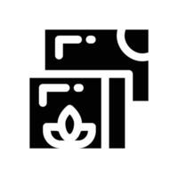 yoga block glyph icon. Strong and solid icon for websites and mobile apps. vector