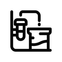 chemistry line icon. Clean and minimalist icon for websites and mobile apps. vector