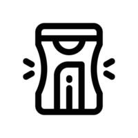 sharpener line icon. Clean and minimalist icon for websites and mobile apps. vector