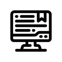 bookmark line icon. Clean and minimalist icon for websites and mobile apps. vector