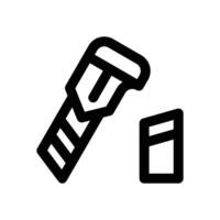 cutter line icon. Clean and minimalist icon for websites and mobile apps. vector