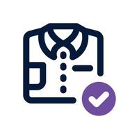 shirt duotone icon. Sleek and modern icon for websites, mobile apps, marketing materials, and corporate design. Fully scalable and ready to use. vector