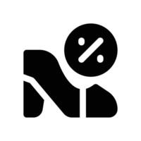 high hills glyph icon. Strong and solid icon for websites and mobile apps. vector