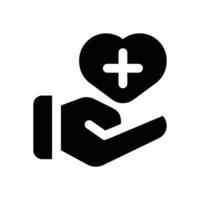 treatment glyph icon. Strong and solid icon for websites and mobile apps. vector
