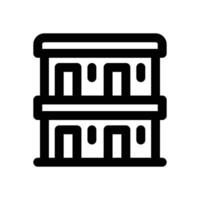 motel line icon. Clean and minimalist icon for websites and mobile apps. vector
