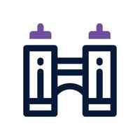 bridge dual tone icon. Sleek and modern icon for websites and mobile apps. vector