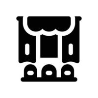 theater glyph icon. Strong and solid icon for websites and mobile apps. vector