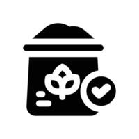 wheat glyph icon. Strong and solid icon for websites and mobile apps. vector