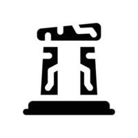 stone age glyph icon. Strong and solid icon for websites and mobile apps. vector