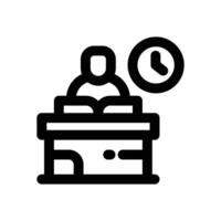 studying line icon. Clean and minimalist icon for websites and mobile apps. vector