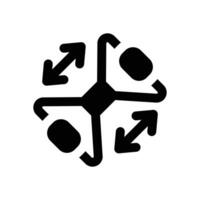 chest expander glyph icon. Strong and solid icon for websites and mobile apps. vector