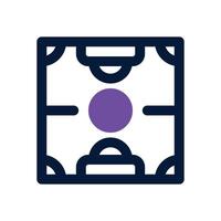 football field duotone icon. Sleek and modern icon for websites, mobile apps, marketing materials, and corporate design. Fully scalable and ready to use. vector