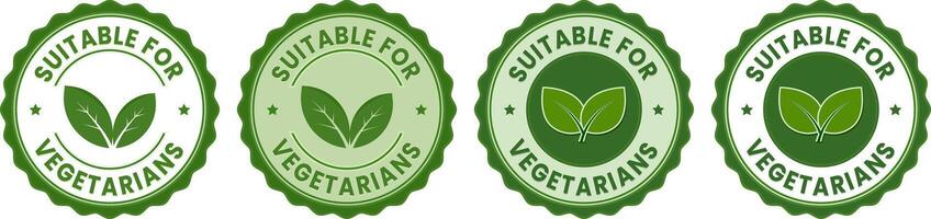 four green labels with the words sustainable and organic vector