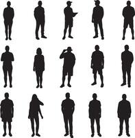 Minimal Human Figure Vectors for Architecture - Hand-Drawn Line Illustrations of People for Use in Site Plans, Floorplans, Renderings, and Urban Concept Design
