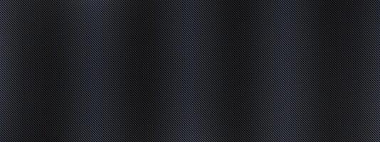 Seamless black denim texture with diagonal twill pattern and fine woven structure. Abstract cotton textile background suitable for upholstery and garment design. vector